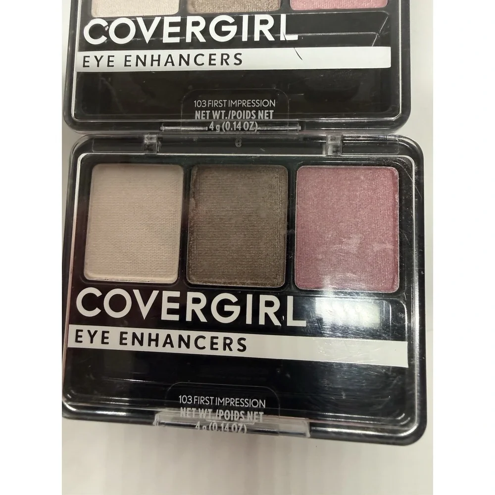 2 New CoverGirl Eye Enhancers Eyeshadow First Impression Trio 103 Retired